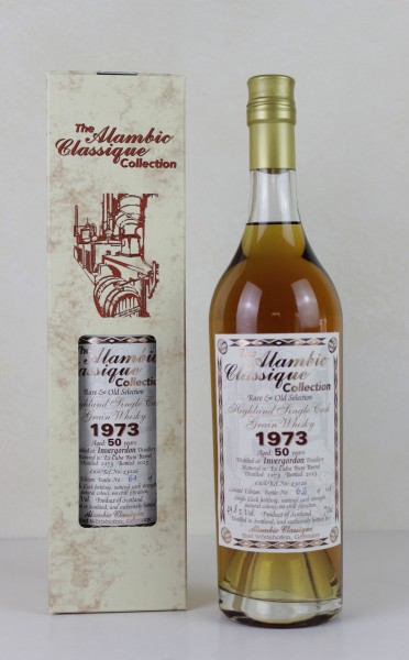 Alambic Classique Invergordon „Ex Cuba Rum Barrel“ 1973, 50 y Single Cask Grain Whisky 49,8 %Vol