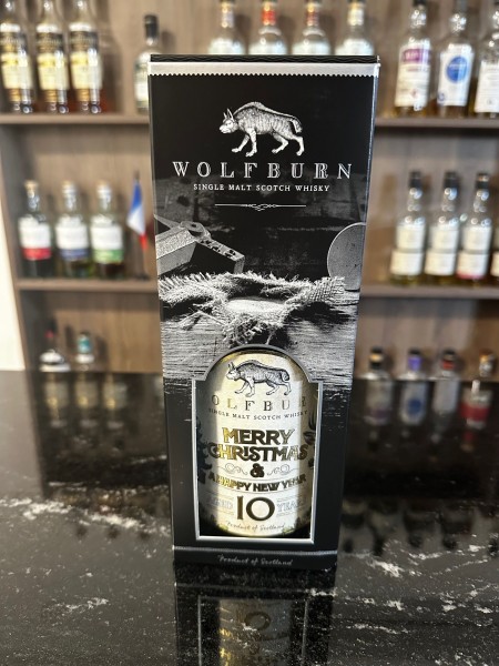 Wolfburn "Merry Christmas" 2014, 10 J., Oloroso Sherry Casks, 1.600 Flaschen, 46 %Vol 700 ml