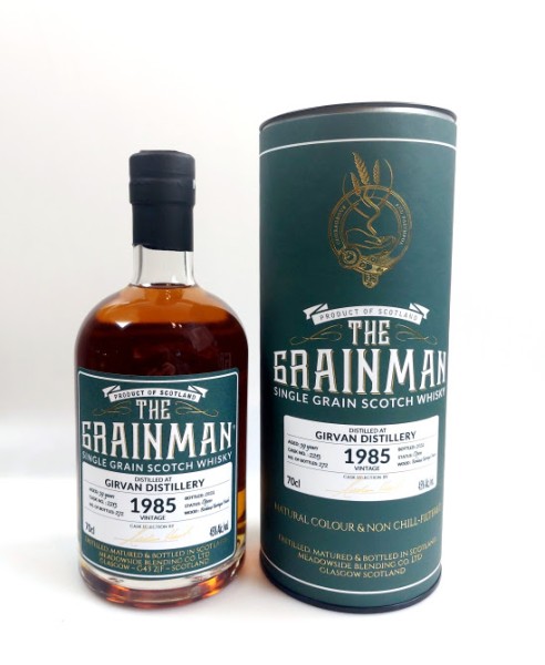 The Grainman Girvan 1985 39 y Bordeauy Barrique Finish 45,0%Vol.