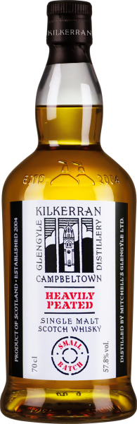 Kilkerran Heavily peated Batch10 90 % Bourbon 10 % Sherry 57,8 % Vol.