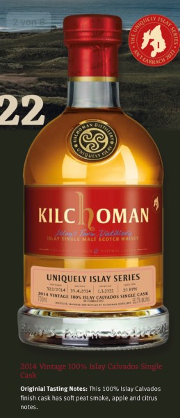 Kilchoman · Vintage 2014 · Calvados Single Cask · 55,3% Vol