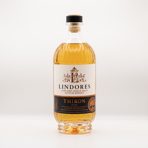 Lindores Abbey Distillery Thiron 2024 49,4%vol. Bourbon Fässer, Red Wine Barriques und Virgin Oak