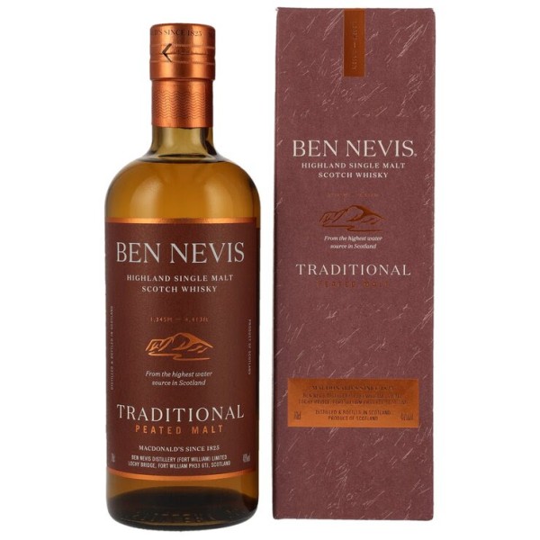 Ben Nevis Traditional Peated Highland Single Malt 46 %Vol