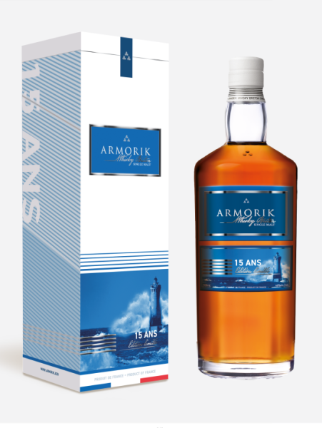 Armorik 15 Ans, Edition Limitée 2024, Single Malt de Bretagne, 46 % vol.