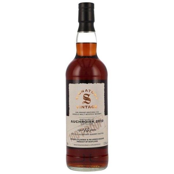 Signatory Auchroisk Speyside 100 Proof Edition #12 13 y First Fill Oloroso Sherry Butts 57,1% vol